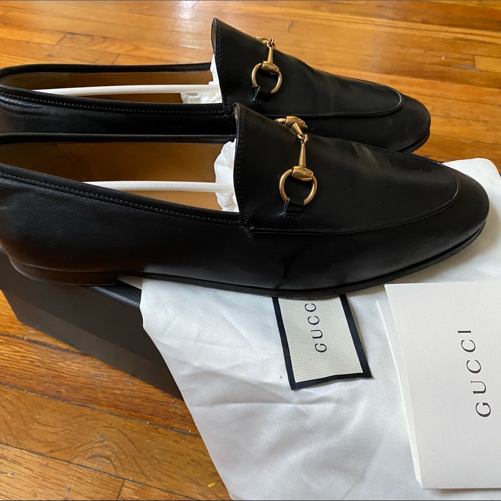 Gucci Jordaan Leather Loafer